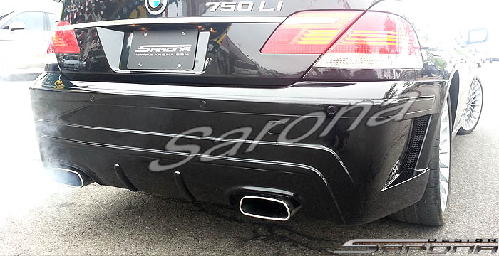Custom BMW 7 Series  Sedan Rear Bumper (2002 - 2008) - $950.00 (Part #BM-032-RB)